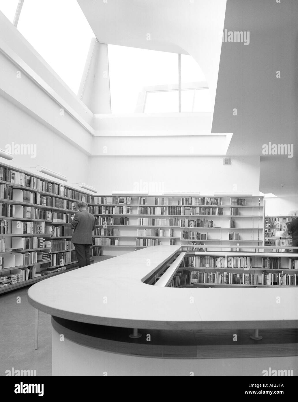 Libreria di Rovaniemi, 1963 - 1968. L'architetto Alvar Aalto Foto Stock