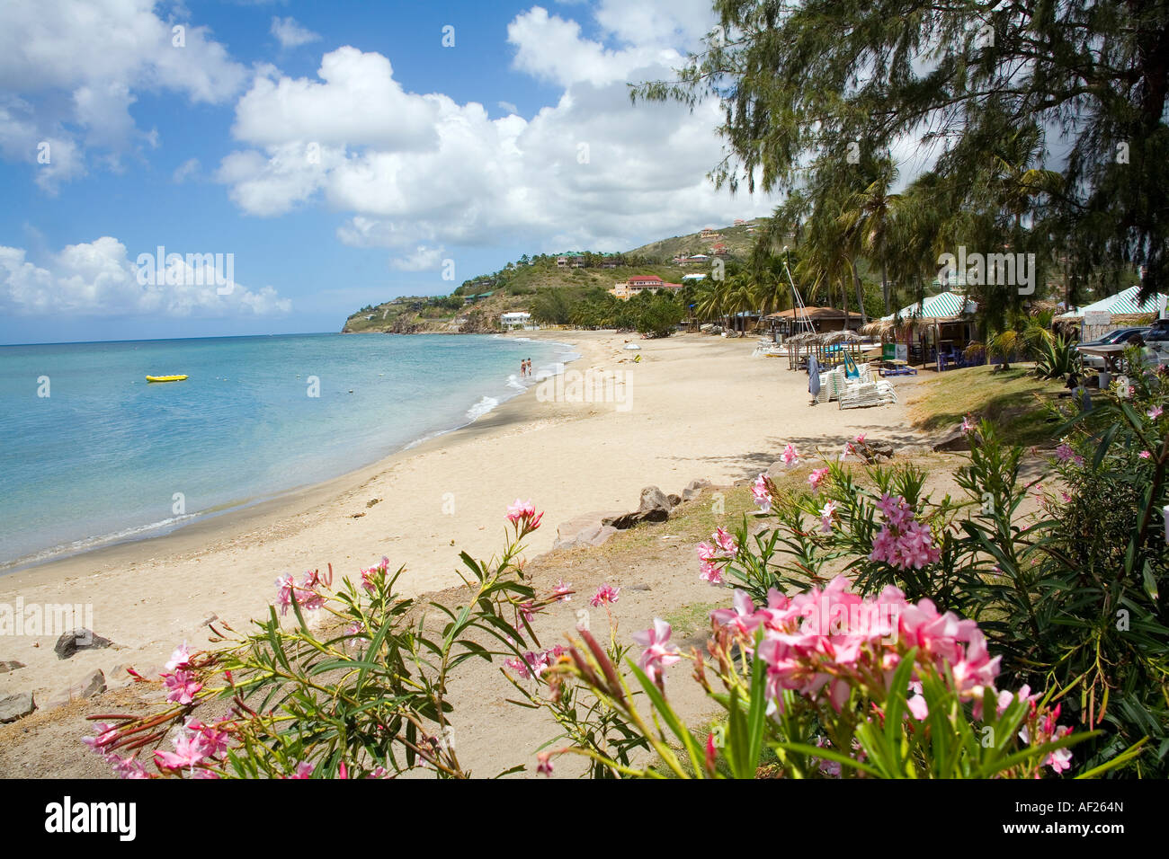Timothy Beach Hotel in Frigate Bay a St Kitts Foto Stock