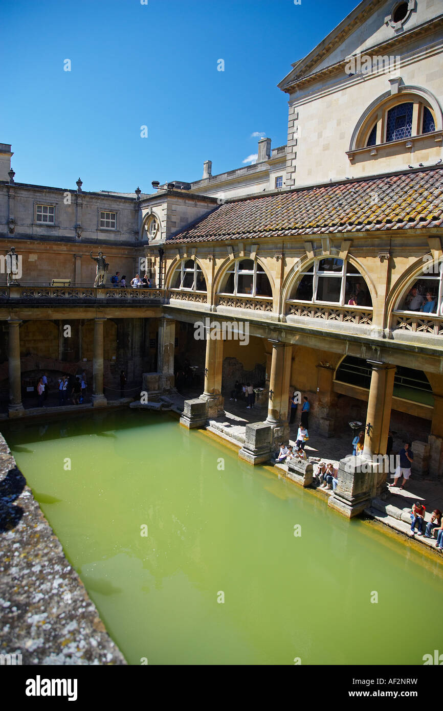 I bagni romani, bagno, England, Regno Unito Foto Stock