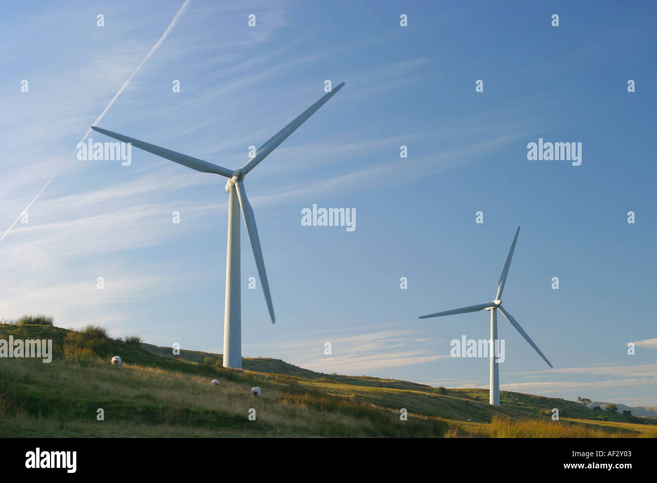 Turbina eolica nel Regno Unito Lake District Foto Stock