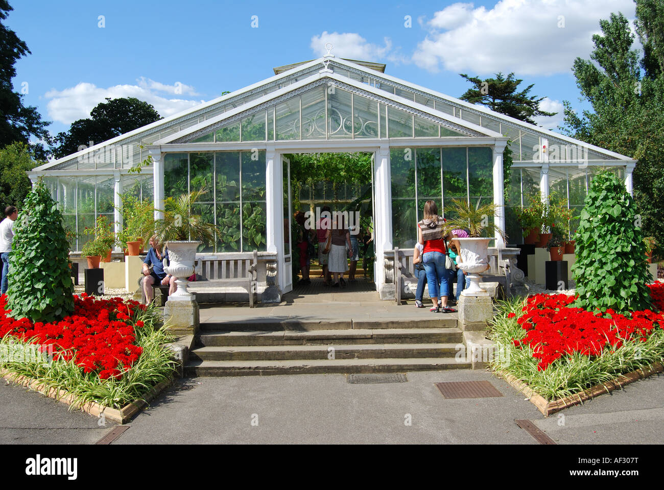 Waterlilly House, Royal Botanical Gardens, Kew, London Borough of Richmond Upon Thames, Greater London, England, Regno Unito Foto Stock