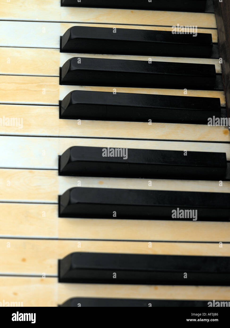 Tasti di pianoforte Keyboard Music Foto Stock