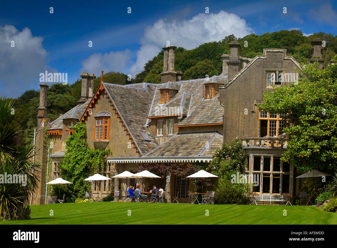 Hotel Endsleigh Milton Abate Devon UK, posseduta dal designer Olga Polizzi e gestito da sua figlia Alex. Foto Stock