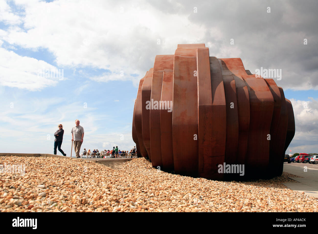 Regno Unito west sussex littlehampton sul mare il nuovo east beach cafe progettato da Thomas heatherwick Foto Stock