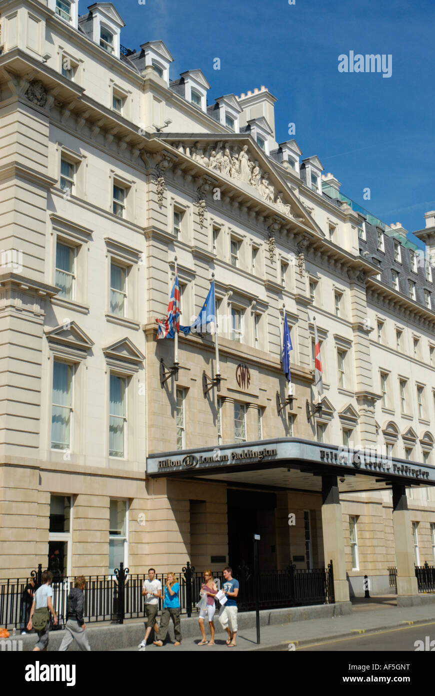 Hilton Hotel Great Western Railway Londra Foto Stock