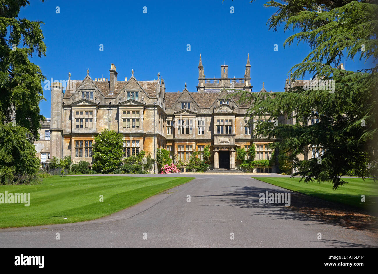 Corsham Court, Corsham Wiltshire, Inghilterra, Regno Unito Foto Stock