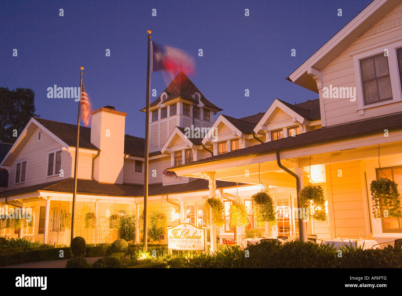 Fess Parker Wine Country Inn and Spa Los Olivos Santa Ynez Valley in California Foto Stock