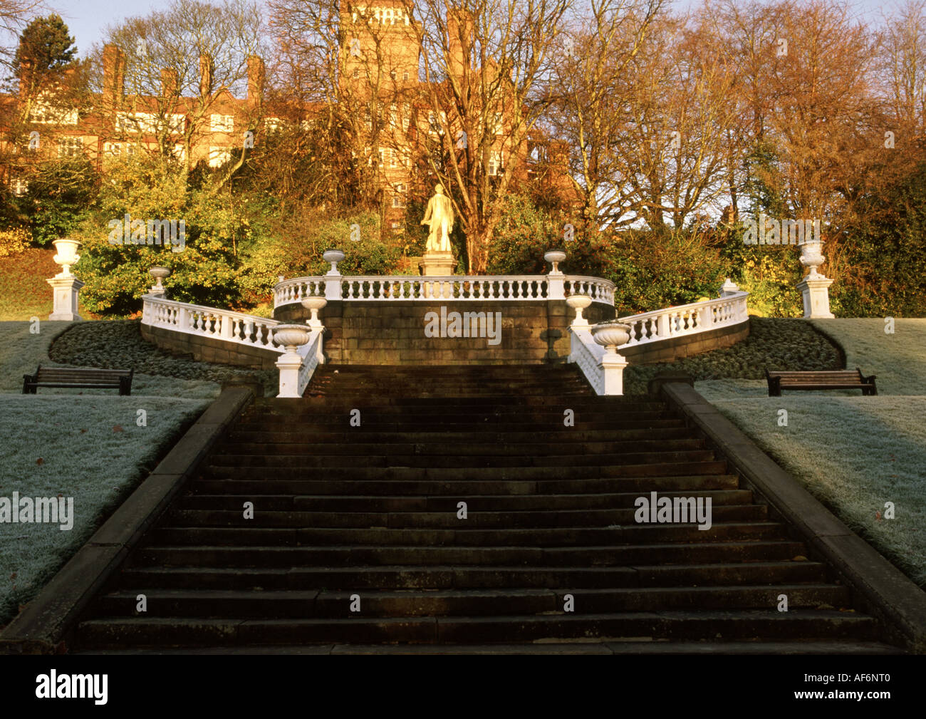 Parco Avenham, Preston, Lancashire, Regno Unito Europa Foto Stock