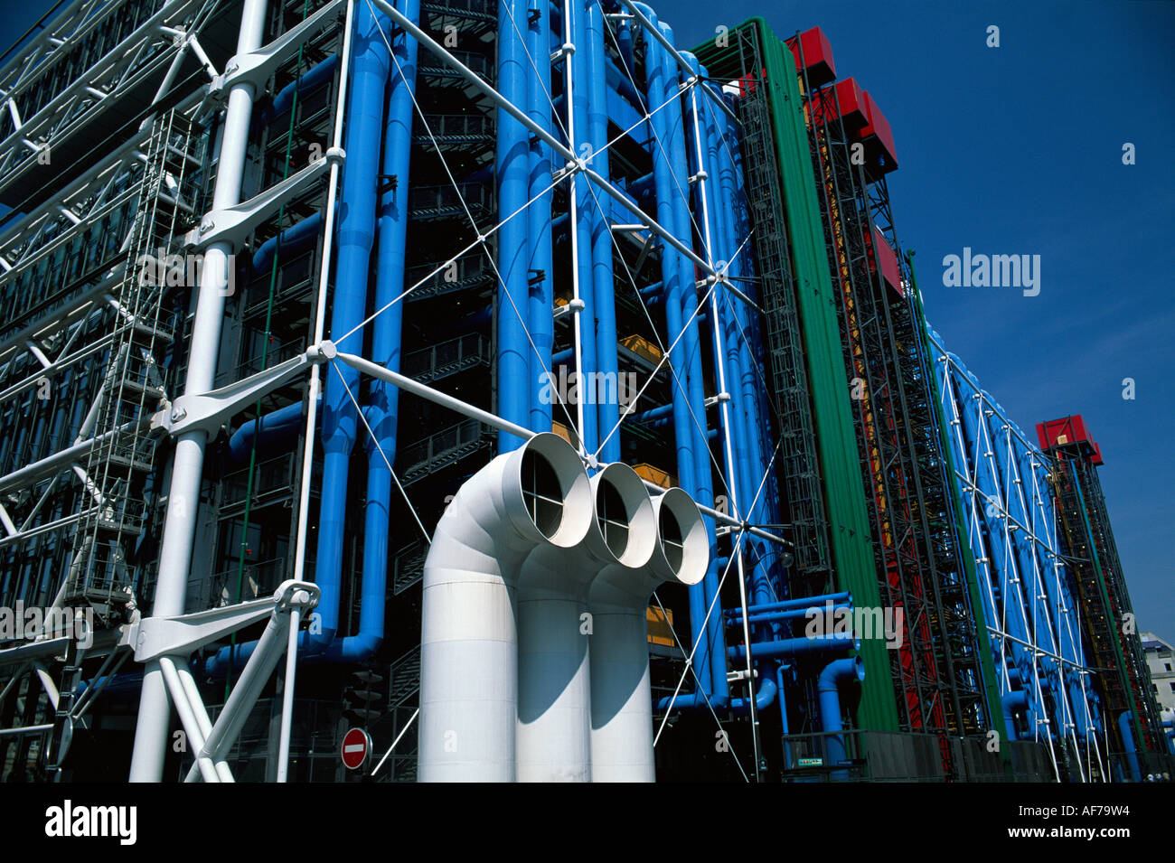 La Francia. Parigi. Centro Pompidou. Foto Stock