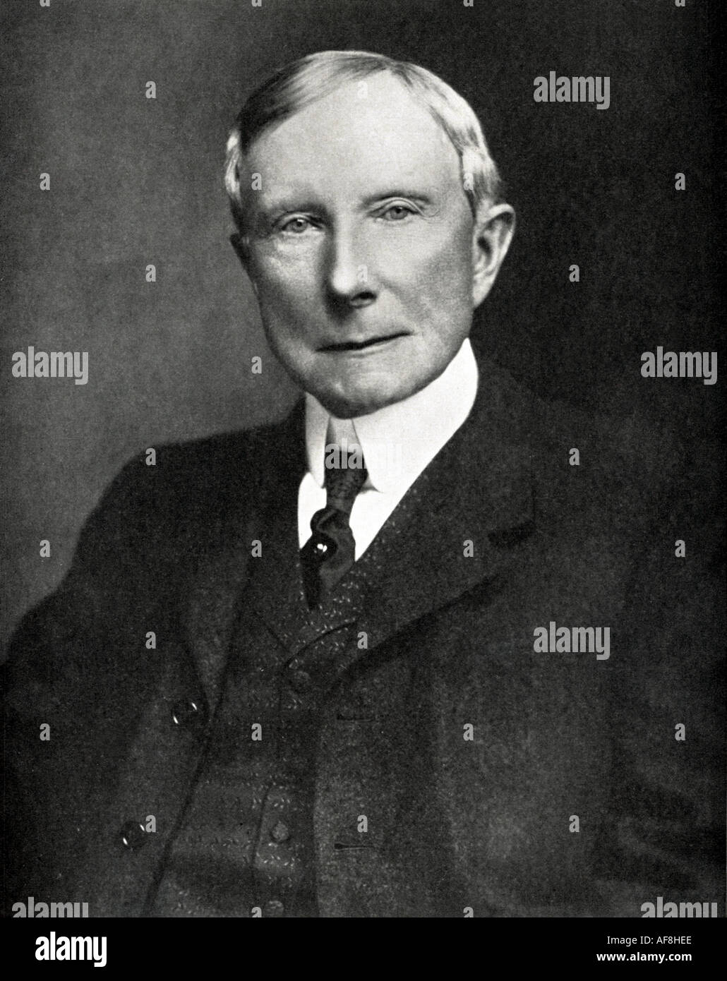 JOHN D Rockefeller American imprenditore e filantropo 1839 1937 Foto Stock