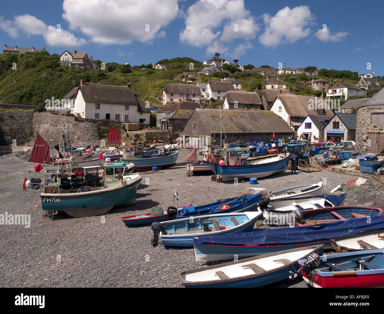 Cadgwith Cornwall Regno Unito Foto Stock