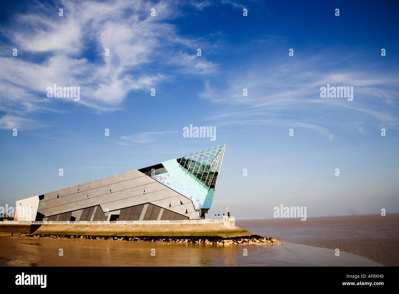 La profonda Museo Aquarium al tramonto di Kingston upon Hull East Riding of Yorkshire Inghilterra Foto Stock