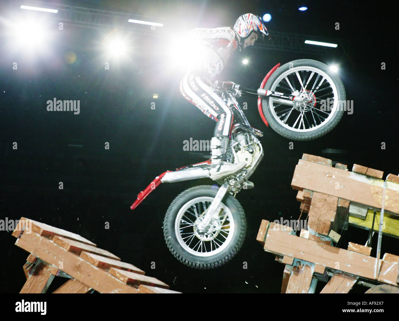Campionato Mototrial a San Pietroburgo, Russia Foto Stock