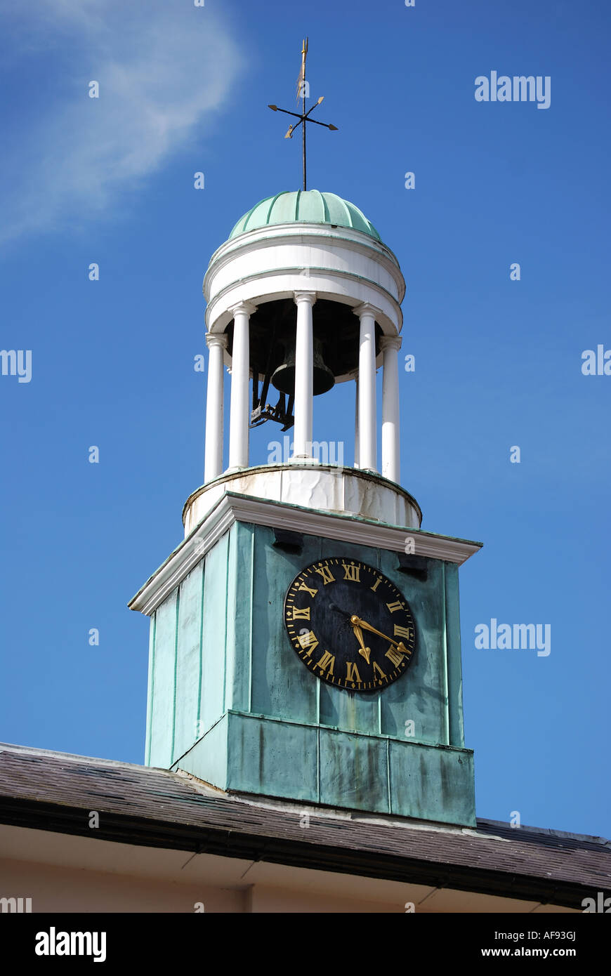 'L'Pepperpot' Clock Tower, Godalming, Surrey, England, Regno Unito Foto Stock