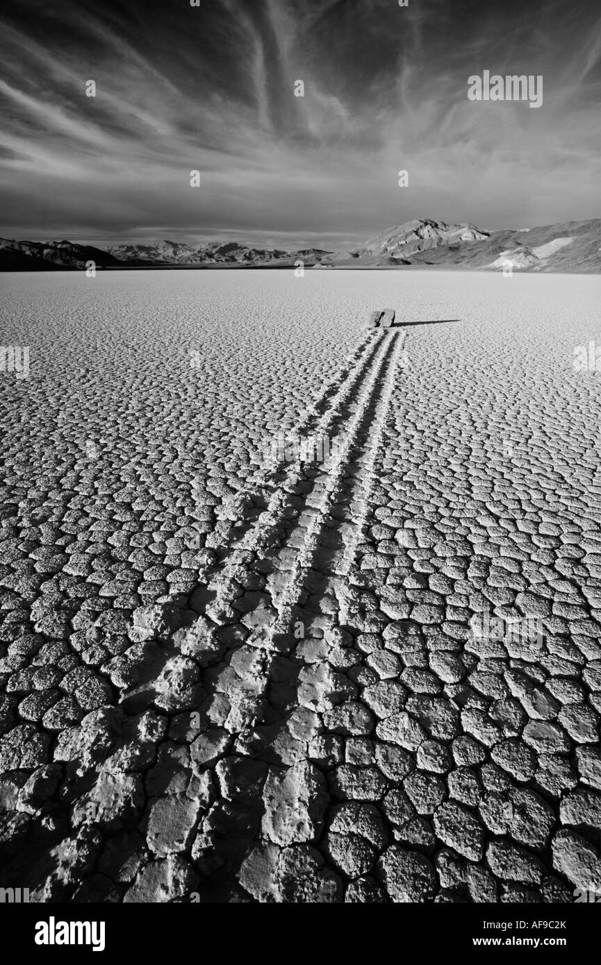 Le piste, Valle della Morte Foto Stock