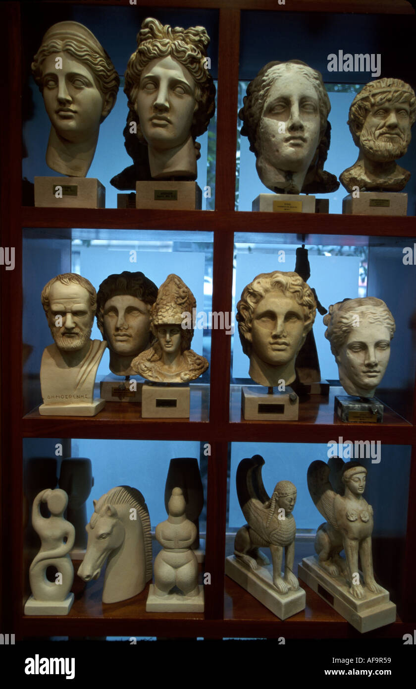 Grecia,Greco,Greco,Greco,Occidentale,Sud Europa,Europa,Europa,Unione europea,EU,E.U.,Atene,Distretto dell'Acropoli,Arte tradizionale Ino,artista,regali Foto Stock