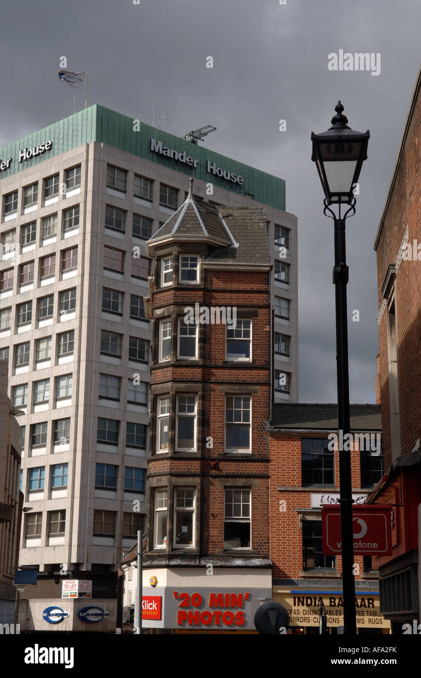Casa mander in Wolverhampton City Centre West Midlands England Foto Stock