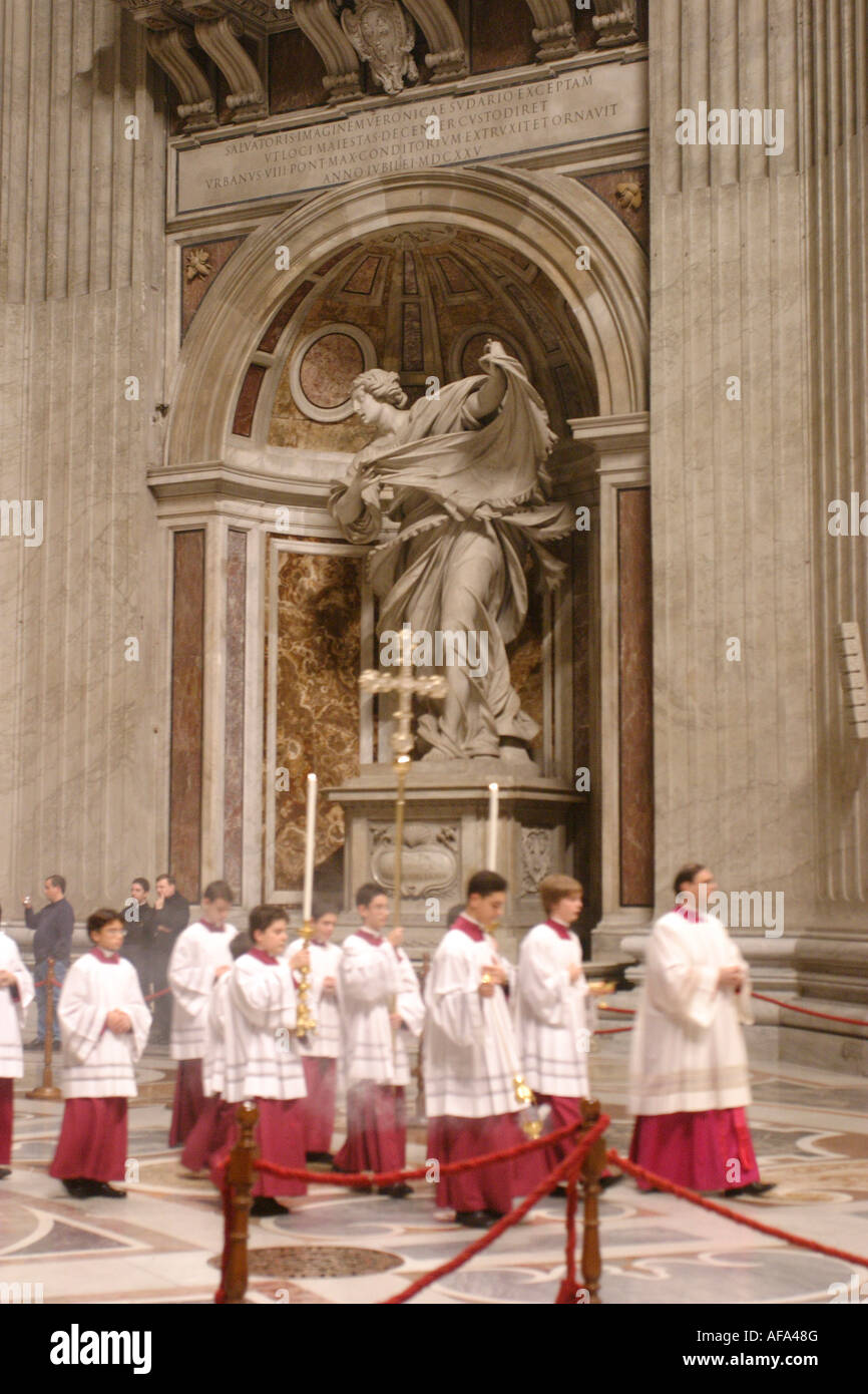 La Messa celebrata nella Basilica di