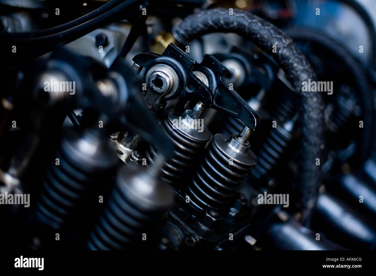 Molla di valvola di motore inizio 1900 s Foto Stock