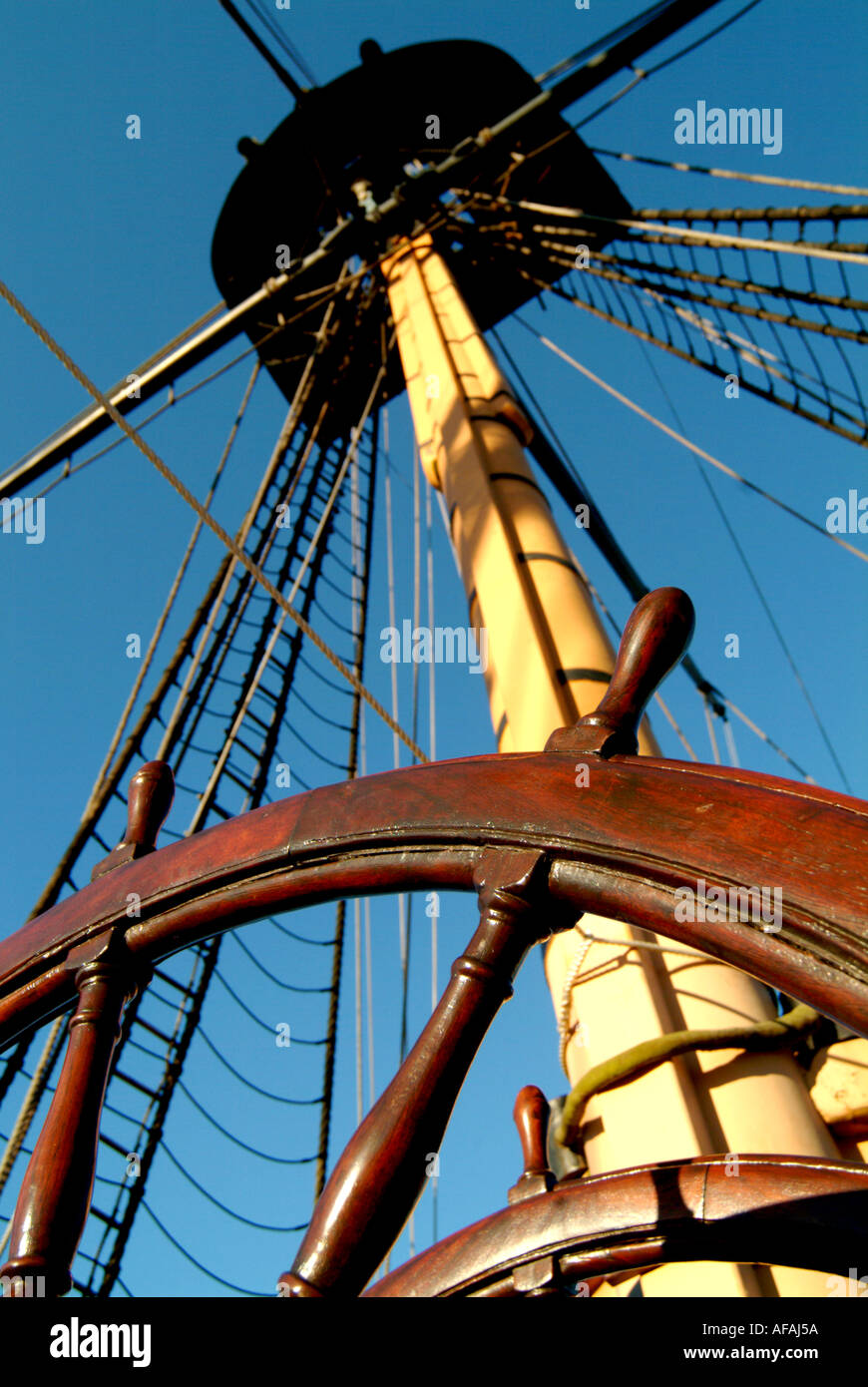 HMS Trincomalee a Hartlepool North Yorkshire Foto Stock