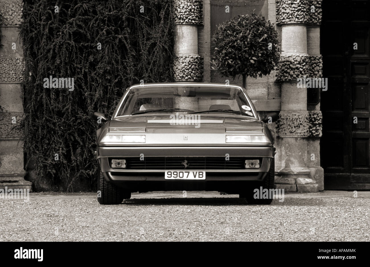 Ferrari 412 2+2 Coupe. Introdotto 1985. Foto Stock