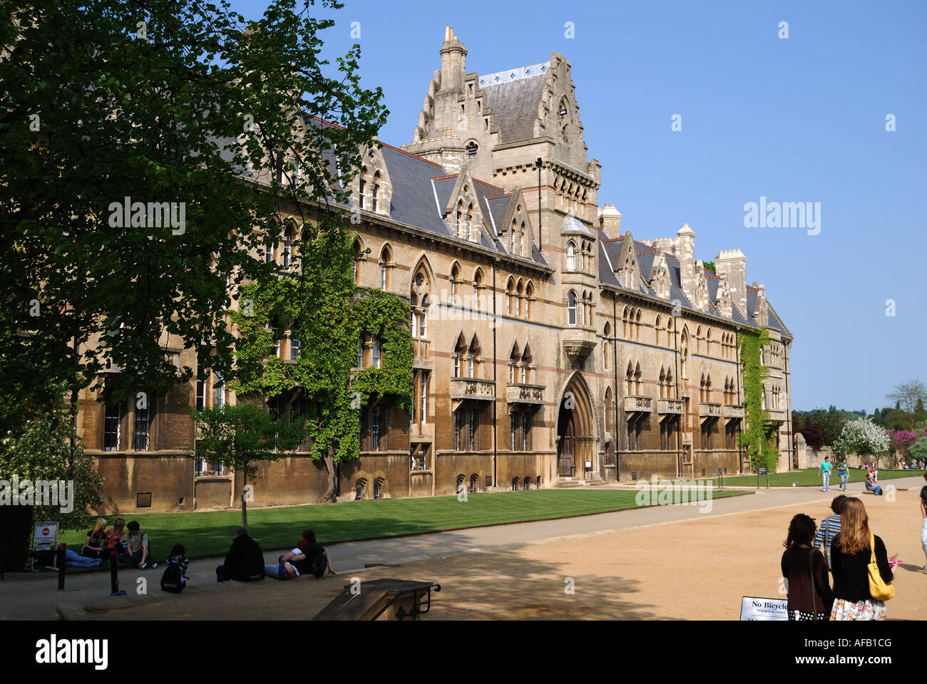 The Meadow Building, Christ Church College, University of Oxford, St Algate's, Oxford, Oxfordshire, Inghilterra, Regno Unito Foto Stock