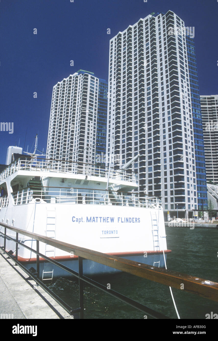 Sorprendente architettura moderna dà un segno distintivo di tutta la stagione emozioni di tne città di Montreal nel Quebec, Canada Foto Stock