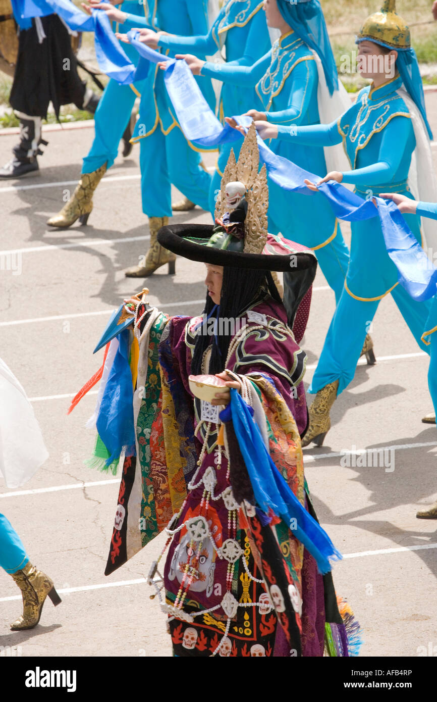 Mongolia Naadam festival Baator Ulaan Baatar Ulaanbaatar Foto Stock