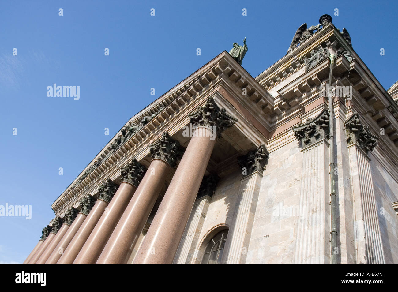 La cattedrale di San Isacco a San Pietroburgo Russia Foto Stock