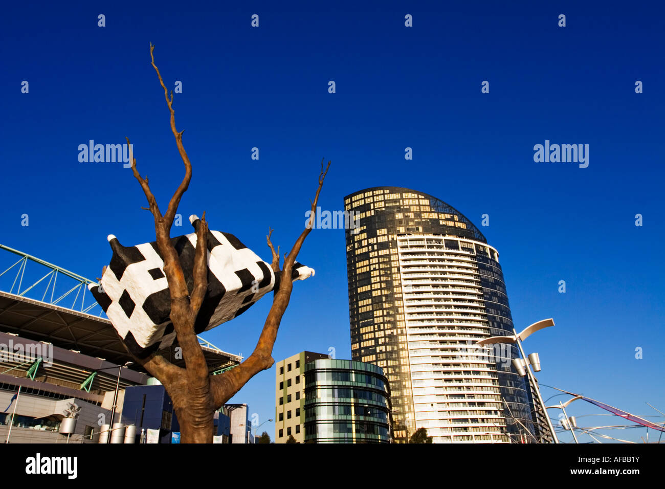 Melbourne Cityscape / Melbourne Docklands Precinct. Melbourne Victoria Australia. Foto Stock