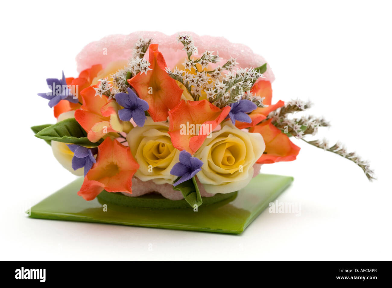 Vongola zuccherati con fiori Foto Stock