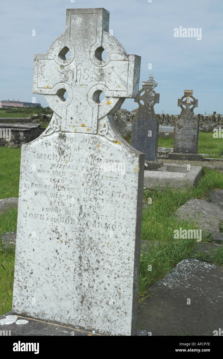 Croci celtiche Irlanda Foto Stock