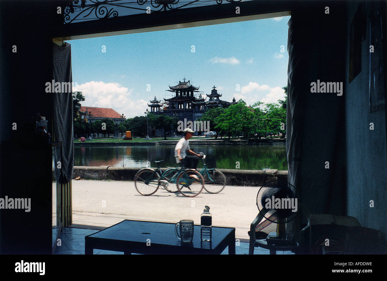 Tempel, Phat Diem Vietnam Foto Stock