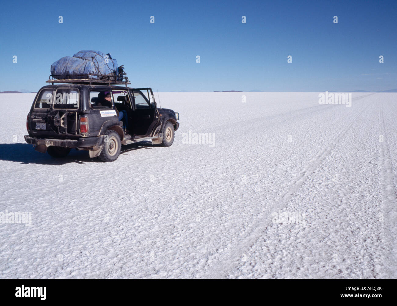 Distesa di sale - Salar de Uyuni, Potosi, Bolivia Foto Stock