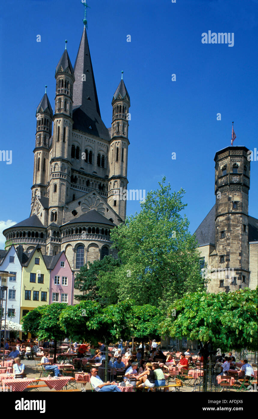 Fischmarkt, Gross San Martin, KoelnW Germania Foto Stock