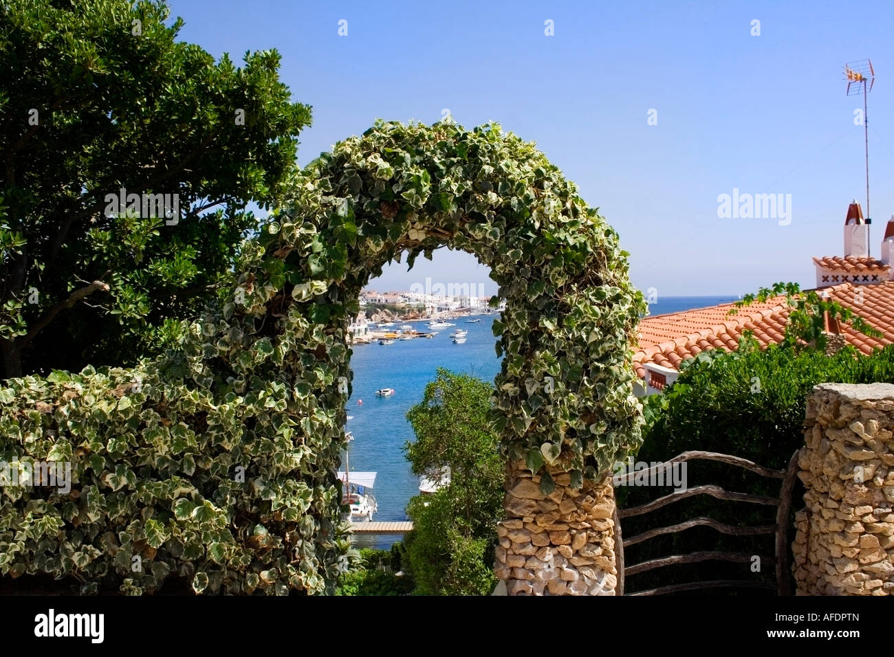 Vista sul porto Foto Stock