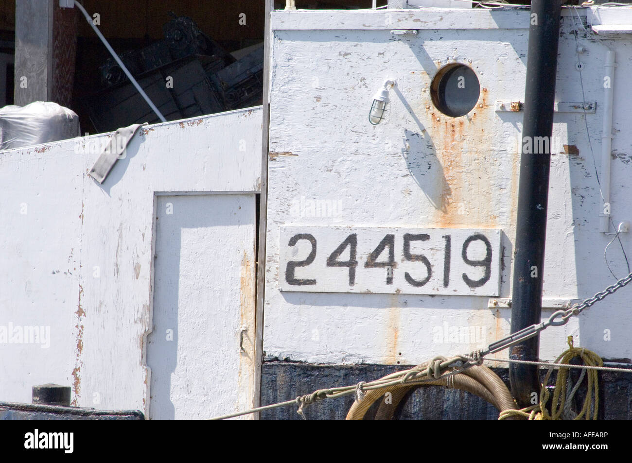Scena di una marina in Newport Rhode Island Foto Stock