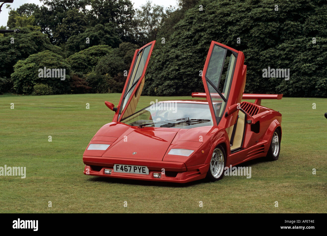 Lamborghini Countach anniversario 1988 a 90 Foto Stock