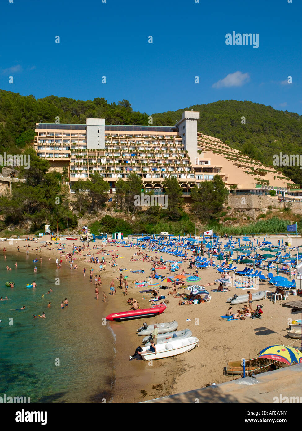 Galeon Playa Hotel Porto Sant Miguel, Ibiza Foto Stock