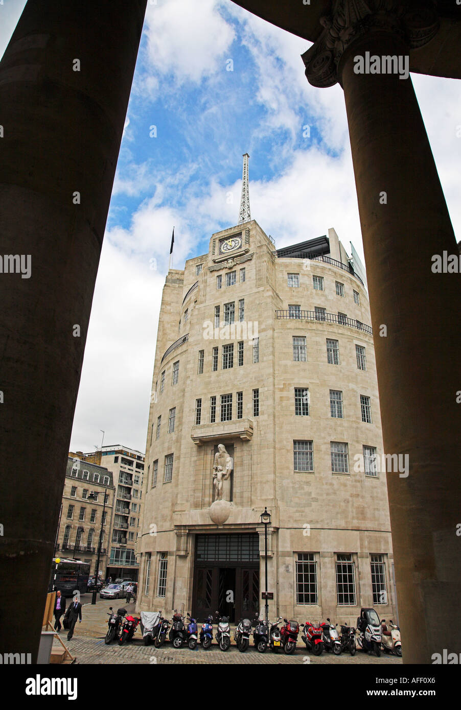 BBC Broadcasting House Londra Foto Stock