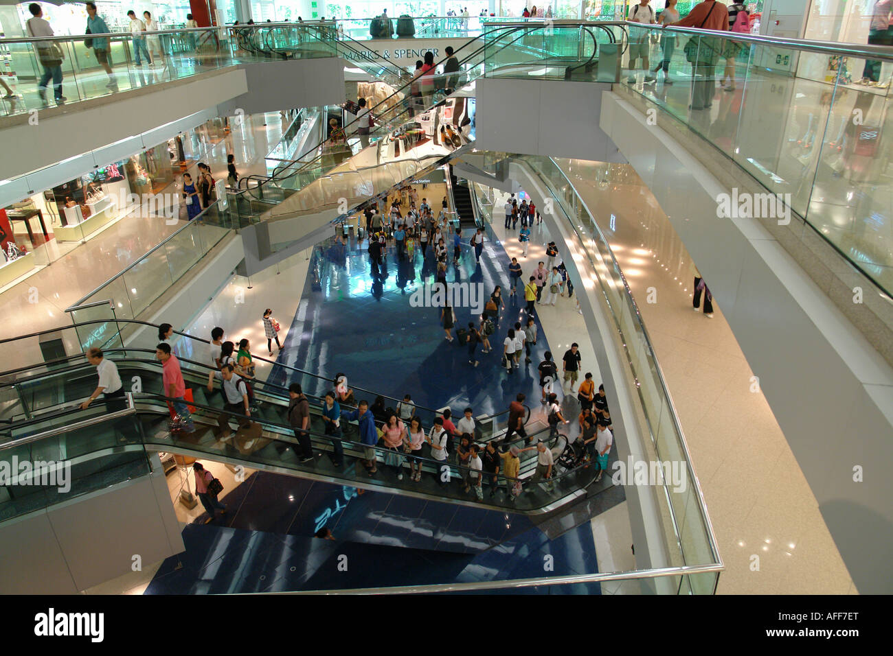 Festival a piedi shopping arcade a Kowloon Tong Hong Kong Cina Foto Stock