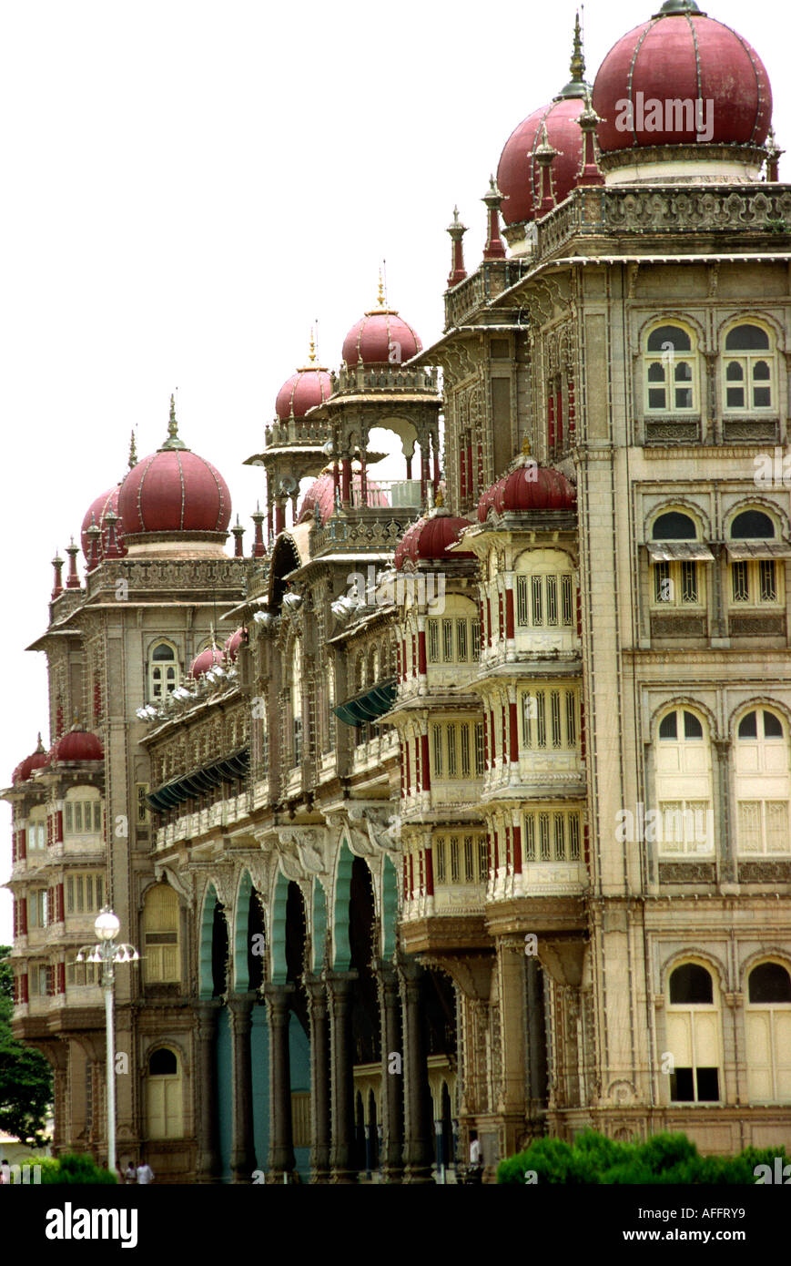 India Karnataka Mysore Maharaja Palace parte anteriore Foto Stock