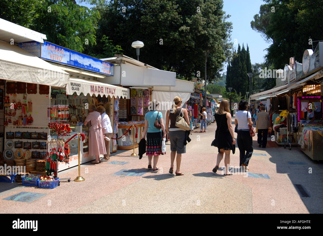 Montecatini Terme Toscana mercato Italia Foto Stock