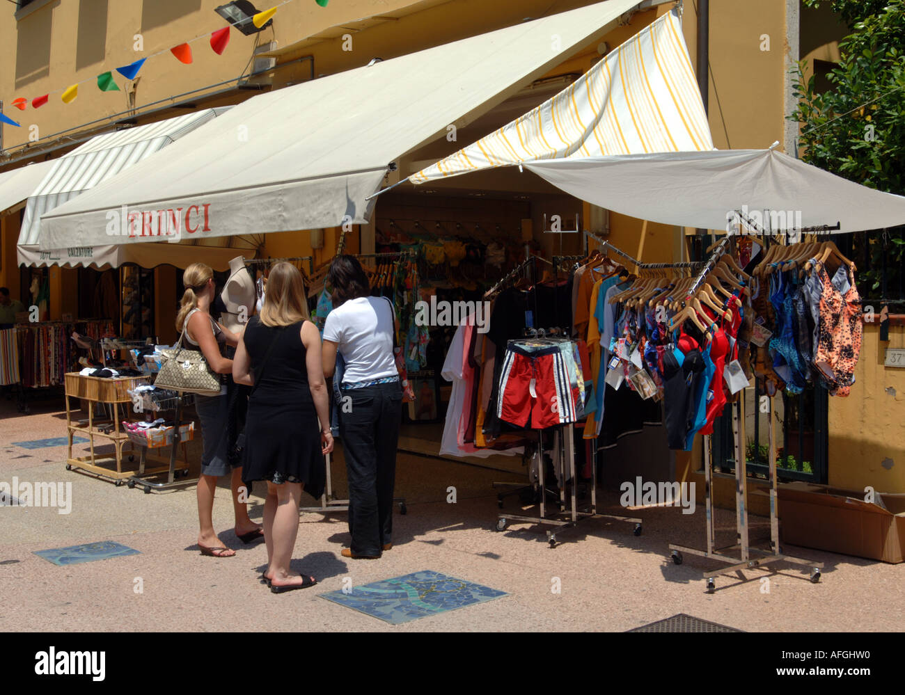 Montecatini Terme Toscana mercato Italia Foto Stock