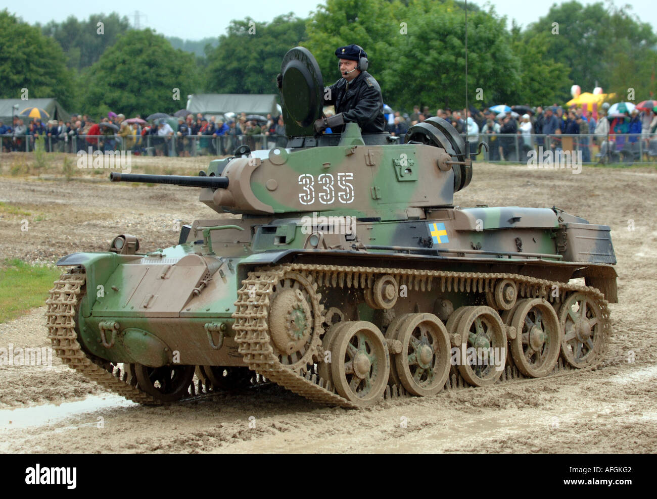 Stridsvagn svedese m40 L serbatoio, Svezia il primo prodotto di massa serbatoio utilizzato dall'esercito svedese dal 1940 al 1957 Foto Stock
