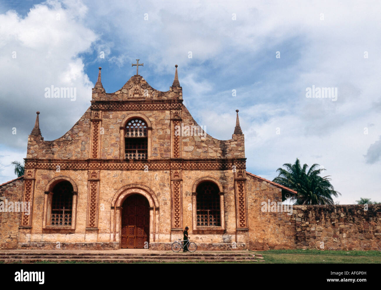 La missione dei gesuiti Chiesa - San José de Chiquitos, Santa Cruz, Bolivia Foto Stock