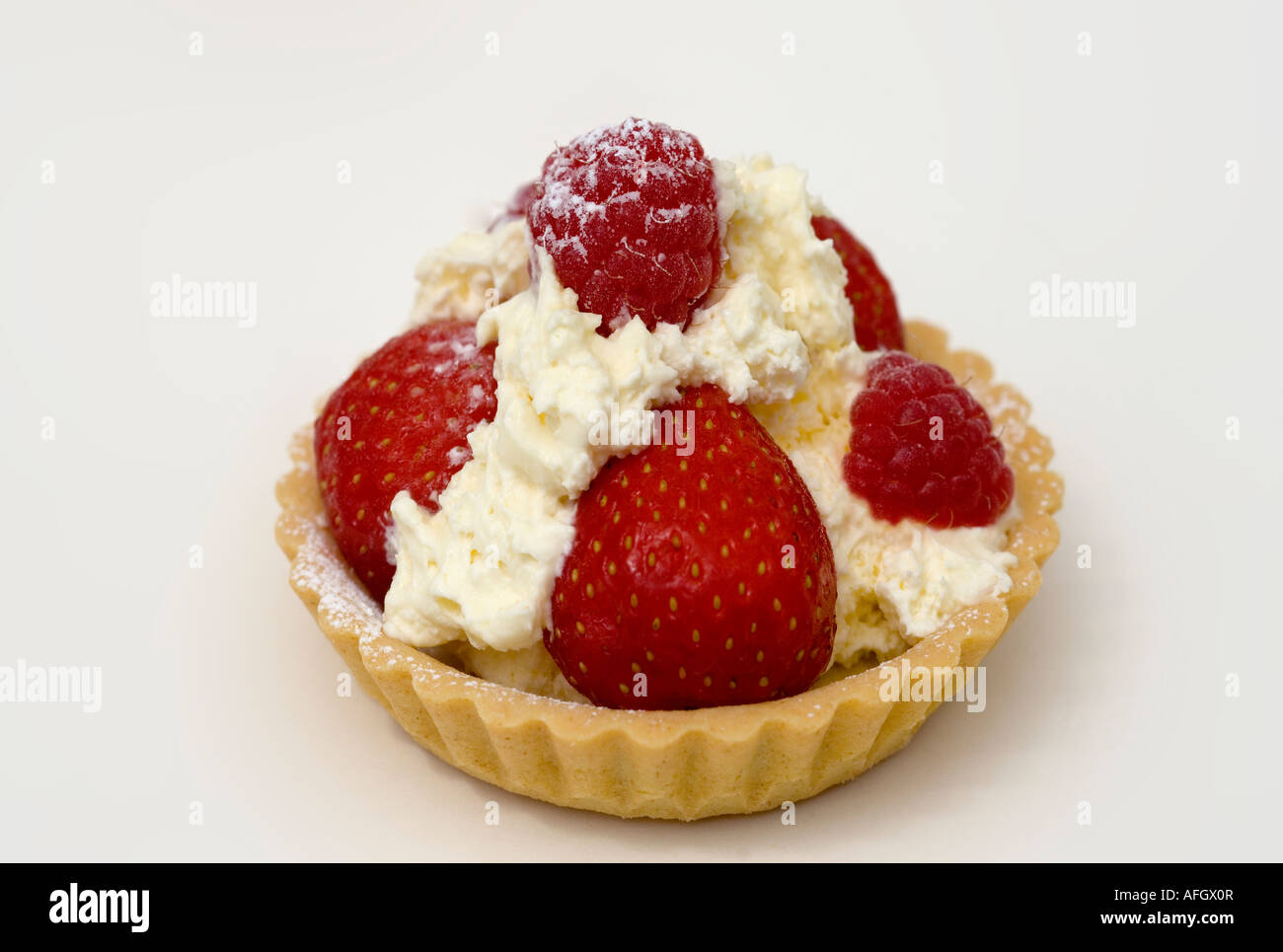 Crostata di fragole Foto Stock