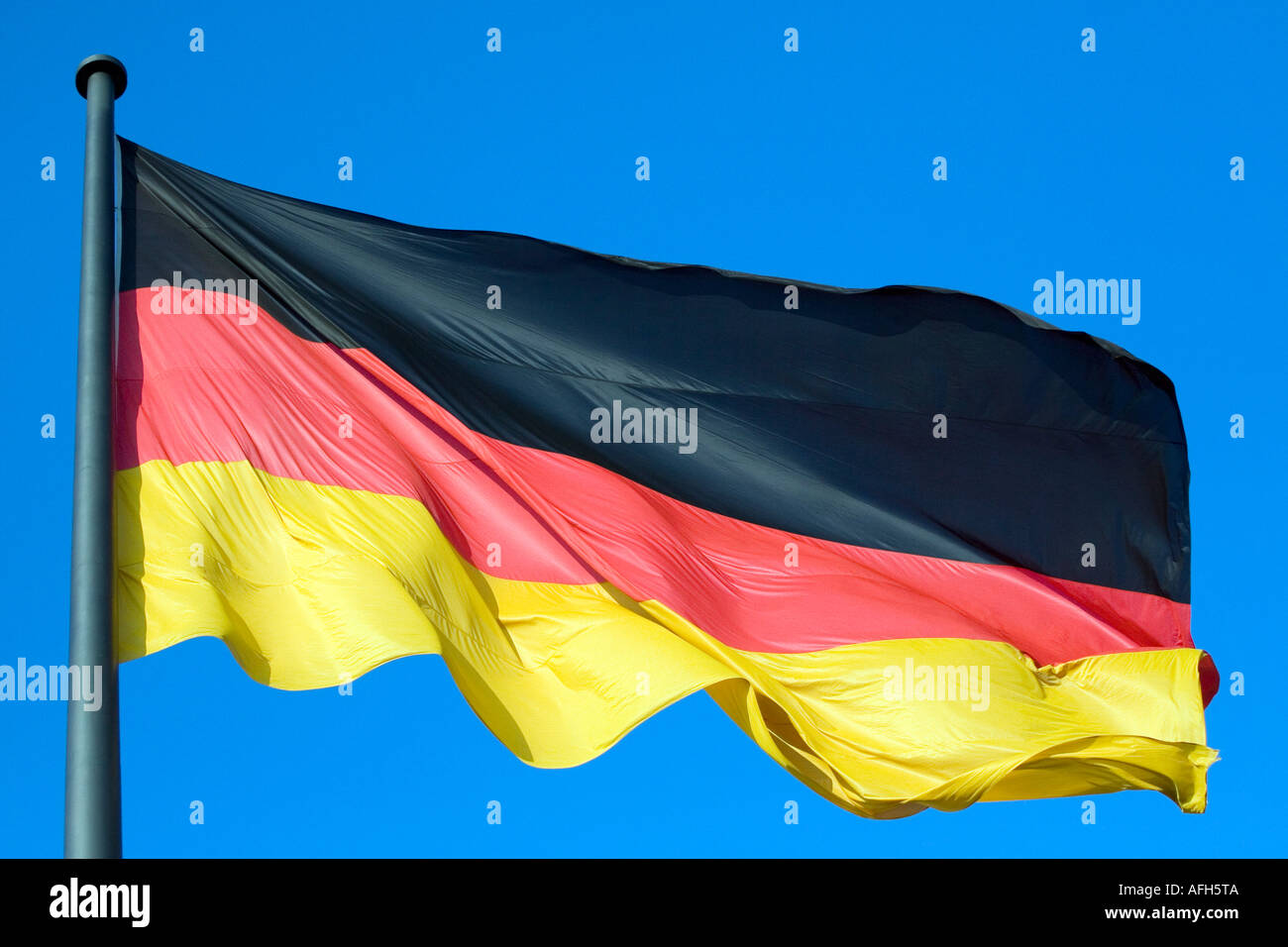 Bandiera tedesca Foto Stock