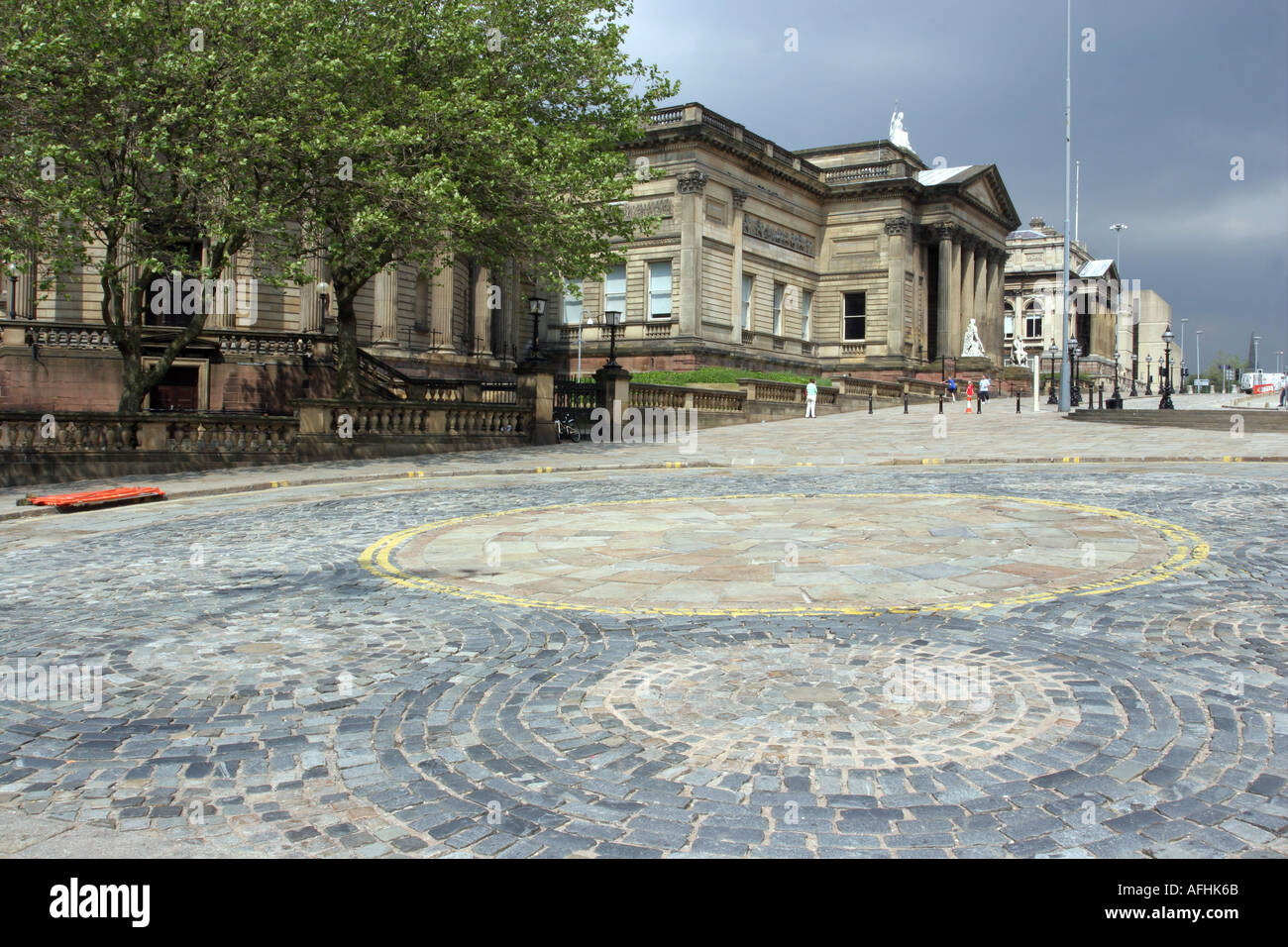 William Brown Street e la Walker Art Gallery di Liverpool Foto Stock