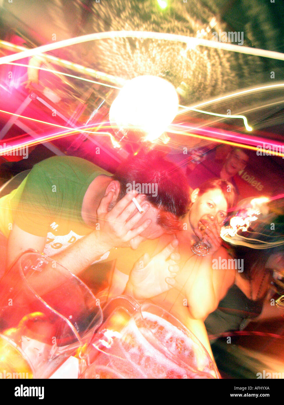 Overindulge Foto Stock